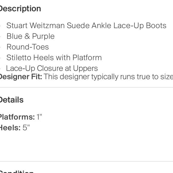 Stuart weitzman stiletto ankle boots 8.5 - Picture 5 of 5